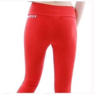 Wildfox Foxercise Red Flare Legging